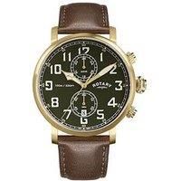 Gents Rotary Apex100 Pilot Strap Watch GS10002/24 RRP £199.00
