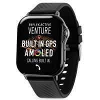 Reflex Active Venture Black Amoled GPS Calling Smart Watch