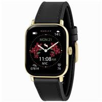 Radley Petite Case Black Leather Strap Calling Smart Watch