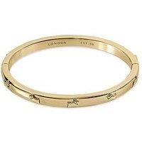 RADLEY 18ct Gold Plated Jumping Dog Bangle