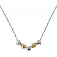 RADLEY Silver and 18ct Gold Plated Heart Charm Necklace