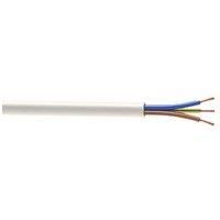 Time 3183Y White 3-Core 1.5mm Flexible Cable 50m Drum (88820)
