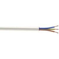 Time 3093Y White 3-Core 0.75mm Flexible Cable 50m Drum (30349)