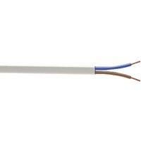 Time 2192Y White 2-Core 0.75mm Flexible Cable 50m Drum (49458)