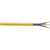 Time 3183YAG Yellow 3-Core 2.5mm Flexible Cable 50m Drum (77617)