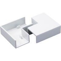 Tower Flat Trunking Angles 25mm x 16mm 2 Pack (46870)