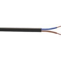 Time 2192Y Black 2-Core 0.75mm Flexible Cable 10m Coil (150JY)