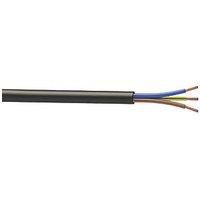 Time 3183P Black 3-Core 0.75mm Flexible Cable 10m Coil (63318)