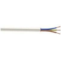Time 3183Y White 3-Core 1.5mm Flexible Cable 10m Coil (342JY)