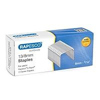 Rapesco S13080Z3 13/8mm Staples - Box 5,000