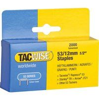 Tacwise 337 Type 53/12mm Staples for Staple Gun (2000)
