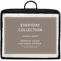 Everyday Collection Memory Foam 2.5 Cm Mattress Topper