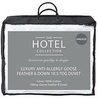 Luxury AntiAllergy Goose Feather & Down 10.5 Tog Duvet