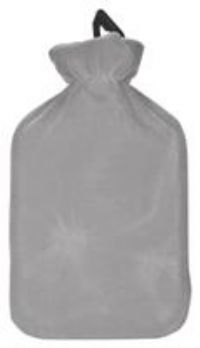 Cassandra Hot Water Bottle with Plain Coloured Fleece Cover, 1.8 L