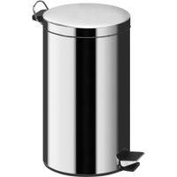 STAINLESS STEEL PEDAL FOOT BIN HOME OFFICE KITCHEN BATHROOM TOILET WASTE DUST