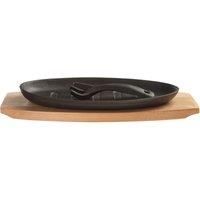 Premier Housewares Sizzler Dish, Natural