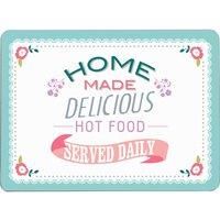 Orsina Set of Four Cork Placemats, Durable Heat-Resistant Table Mats with Vintage Floral Design