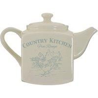Premier Housewares Country Kitchen Teapot - Cream