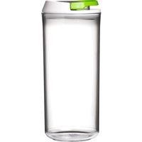 Orsina Transparent Food Storage Container, Storage Jar with Airtight Seal Lid, Coffee, Tea & Sugar Canister for Home in Clear