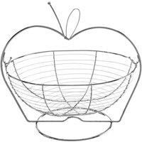 Premier Fruit Basket, Chrome, Wire, Silver, 27 x 35 x 32 cm