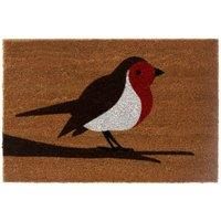 Premier Housewares Natrual Coir Doormat - Robin