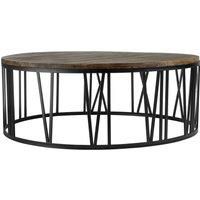 Premier Housewares Greenwich Round Coffee Table, Wood - Natural