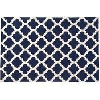 Premier Housewares Small Kensington Townhouse Rug  Navy/White