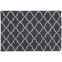 Premier Housewares Kensington Townhouse Small Hand Woven Rug  Grey/White