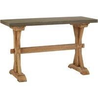 Premier Housewares Pompeii Wooden Console Table, Wood, Natural