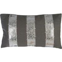 Premier Housewares Kensington Townhouse Wool Cushion - Grey/Silver