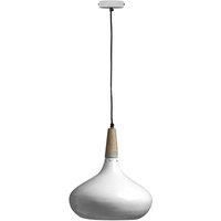 White Mild Steel Ceiling Fixture Fitting Bar Kitchen Shop Home Pendant Light New