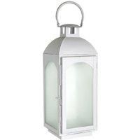 Premier Housewares Complements Small Lantern - White Wash