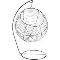 Premier Housewares Hanging Fruit Basket, Silver