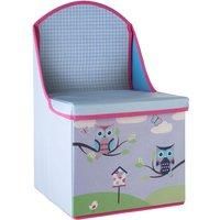 Premier Housewares Kids Toy Box Decorative Storage Boxes Kids Storage Boxes With Lids Childrens Storage Boxes Storage Cube With Lid 48x28x28