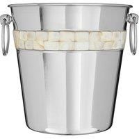 Premier Housewares Mother of Pearl Champagne Bucket - Stainless Steel