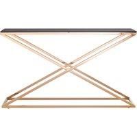Orsina Elegant Montril Console Table, Optimal Dimensions Of Hallway Table, Easily Maintained Livingroom Table in Gold