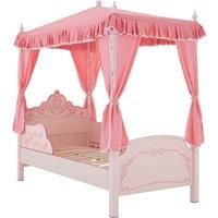 Premier Housewares Kids Princess 4 Poster Bed - Pink
