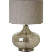 Interiors by PH Luz Fabric Shade Table Lamp, Silver