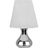 Interiors by Premier - Nell White Fabric Shade Table Lamp - Boutique hotel style