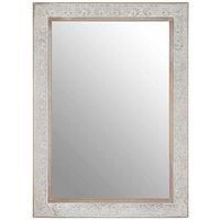 Interiors by PH Premier Housewares Rectangular Wall Mirror - Antique Silver