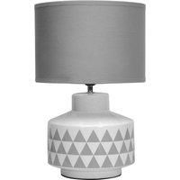 Wylie Ceramic Table Lamp, Grey
