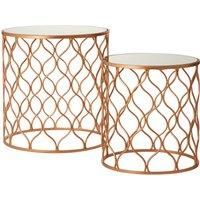 Premier Housewares Avantis Set Of 2 Tables