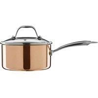 Premier Housewares Saucepan Sets Sale, Stainless Steel Cookware Copper Pots And Pans Sets Non Stick Kitchen Set 16 X 38 X 18 Cm