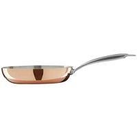 Premier Housewares Minerva Frying Pan, Copper Finish, Professional Cookwear, Stainless Steel, 44cm