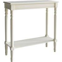 Heritage Console Table Antique White
