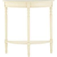 Heritage Console Table Half Moon Antique White