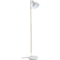 Bryant Floor Lamp Contemporary Combination of Natural Wood and Metal