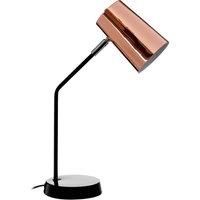 Premier Housewares Bart Metal Table Lamp, Copper