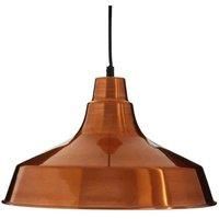 Interiors by PH Brinn Copper Finish Pendant Light
