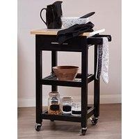Wide Kitchen Trolley with Granite Top